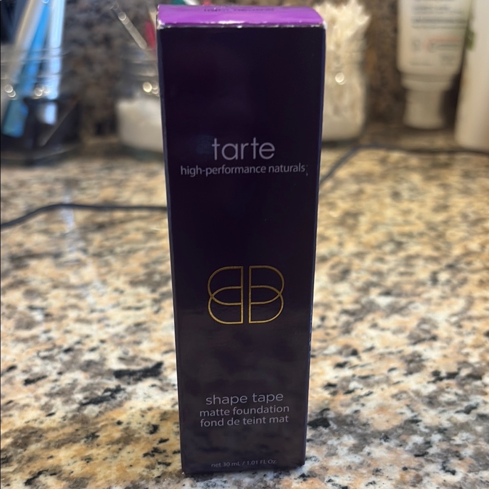 Tarte Shape Tape Matte Foundation in Purple and Gold